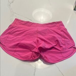 Lululemon Athletica Bright Pink Athletic Shorts